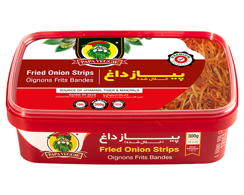 Papa Veggie Fried Onion Strips 300g