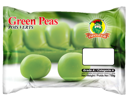 Papa Veggie Green Peas 750g