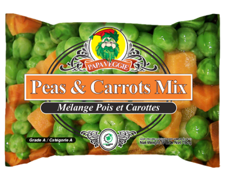 Papa Veggie Peas & Carrots Mix 750kg