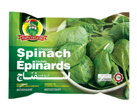 Papa Veggie Chopped Spinach 2lbs