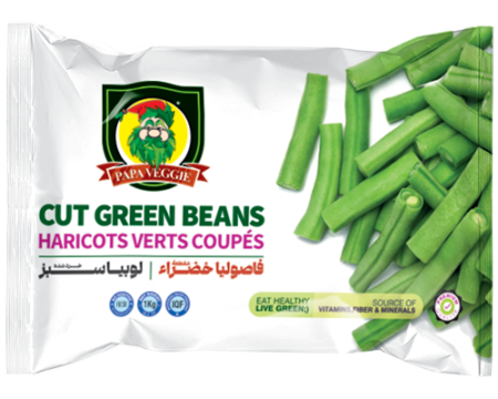 Papa Veggie Cut Green Beans 1kg