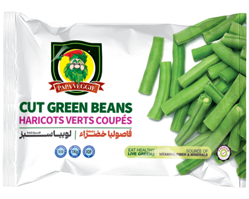 Papa Veggie Cut Green Beans 1kg