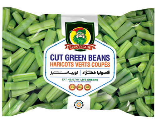 Papa Veggie Cut Green Beans 2kg