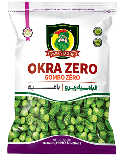 Papa Veggie Okra Zero 400g